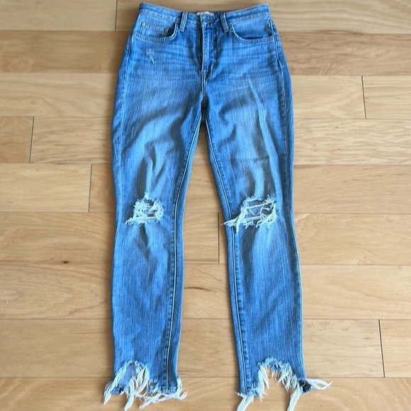 l'agence high line high rise frayed ripped jeans - Picture 2 of 6